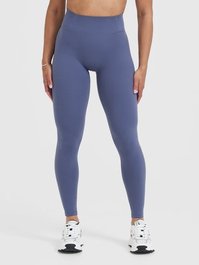 Oneractive Timeless High Waisted Leggings | Slate Blue