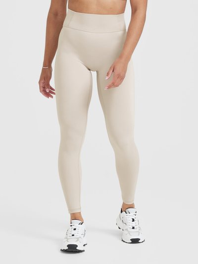 Oneractive Timeless High Waisted Leggings | Sand