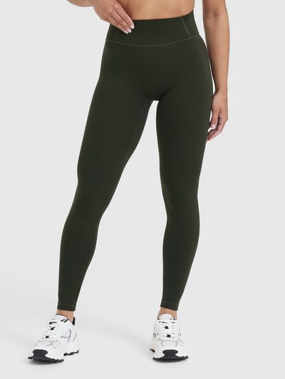 Oneractive Timeless High Waisted Leggings | Khaki