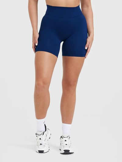 Oneractive Timeless High Waisted Shorts 6" | Midnight
