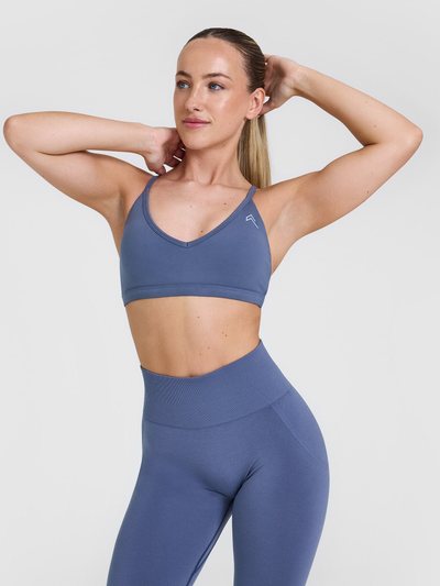 Oneractive Timeless Strappy Bralette | Slate Blue