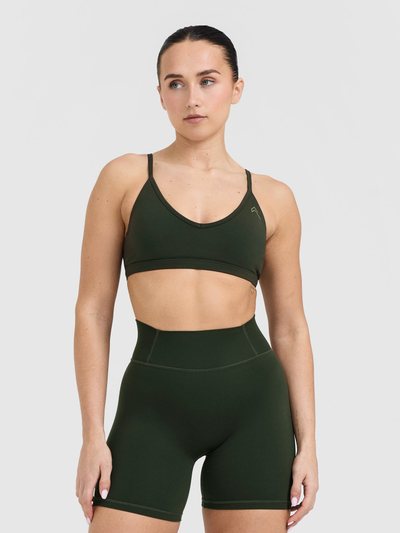 Oneractive Timeless Strappy Bralette | Khaki