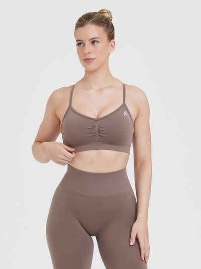 Oneractive EffortlessLift™ Strappy Bralette | Washed Cool Brown