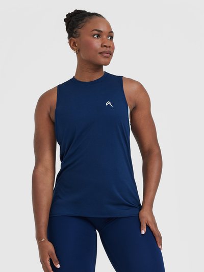 Oneractive Go To Muscle Vest | Midnight Blue