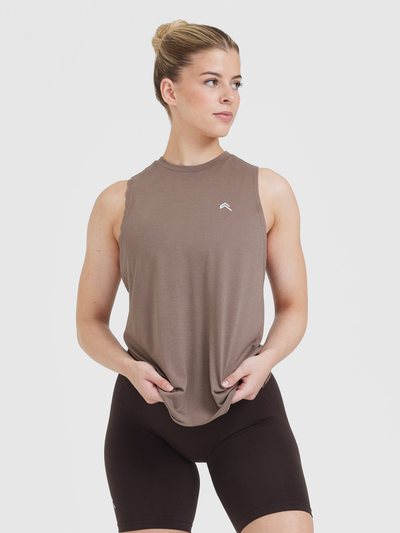 Oneractive Go To Muscle Vest | Cool Brown