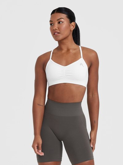 Oneractive EffortlessLift™ Strappy Bralette | White