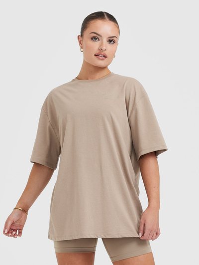 Oneractive Classic Lifters Graphic Oversized Lightweight T-Shirt | Sandstone