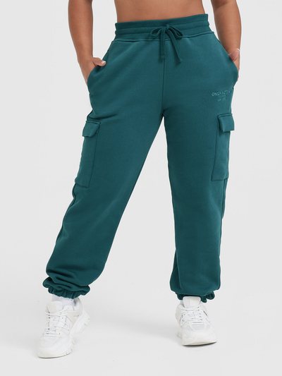Oneractive All Day Est 2020 Cargo Joggers | Marine Teal