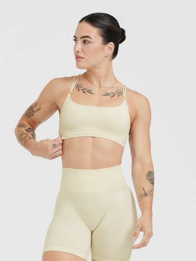 Oneractive Everyday Cross Over Bralette | Vanilla