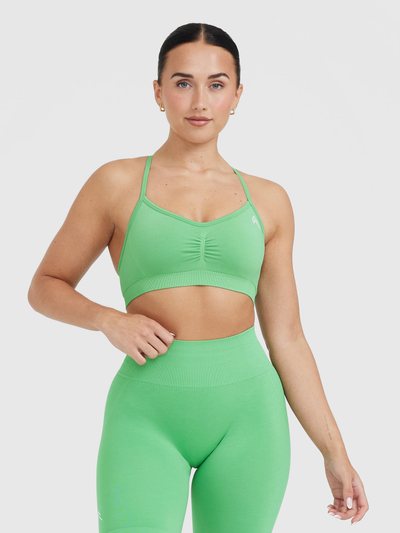 Oneractive EffortlessLift™ Strappy Bralette with White Logo | Jade