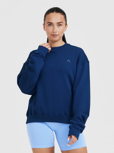 Oneractive All Day Lightweight Oversized Sweatshirt | Midnight