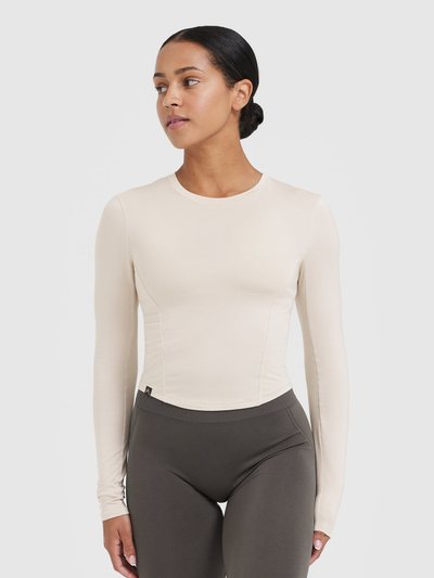 Oneractive Mellow™ Soft Mid Long Sleeve Top | Sand