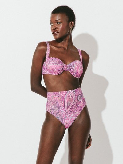 Cleobella Beckett Top | Caymen Paisley Pink