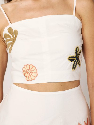 Cleobella Sage Top | Ivory Multi