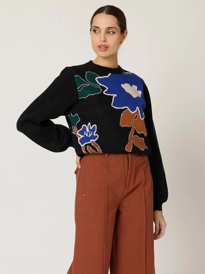 Cleobella Emory Sweater | Mariposa/Black