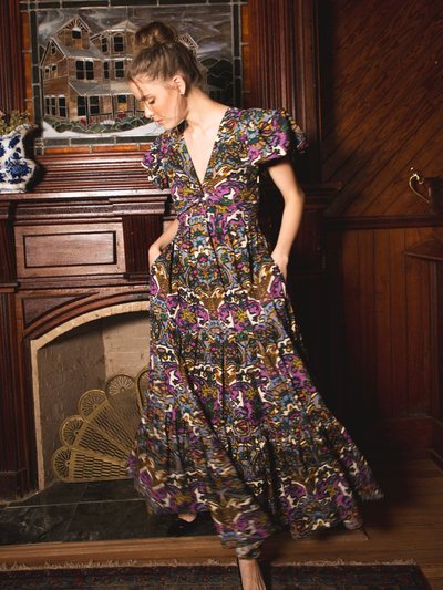 Cleobella Evita Midi Dress | Mosaic Ikat