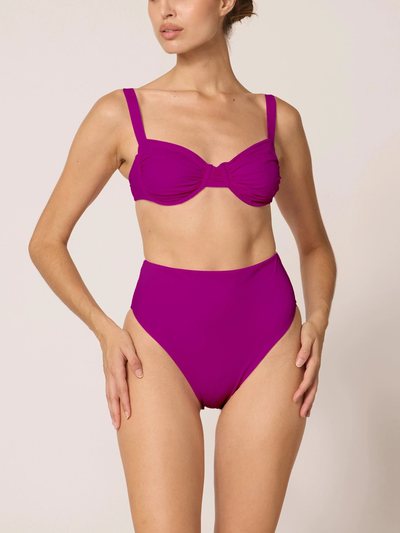 Cleobella Beckett Top | Deep Orchid