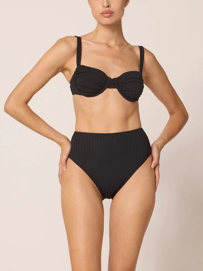 Cleobella Beckett Top | Black Rib