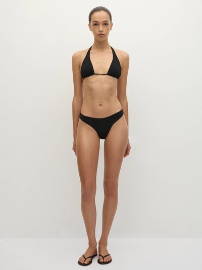 Faithfullthebrand Kassia Bikini Top Black - Final Sale