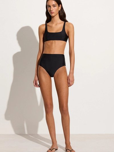 Faithfullthebrand Zizi Bikini Top Black - Final Sale