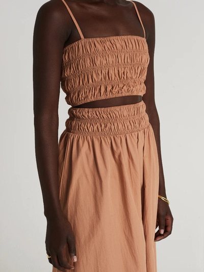 Faithfullthebrand Liya Top Plain Hazelnut - Final Sale