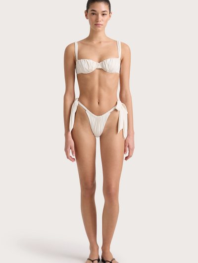 Faithfullthebrand Emily Bikini Top White - Final Sale