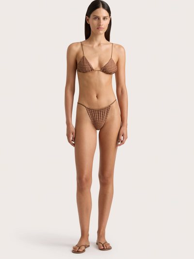 Faithfullthebrand Elea Bikini Top Oliander Cocoa - Final Sale