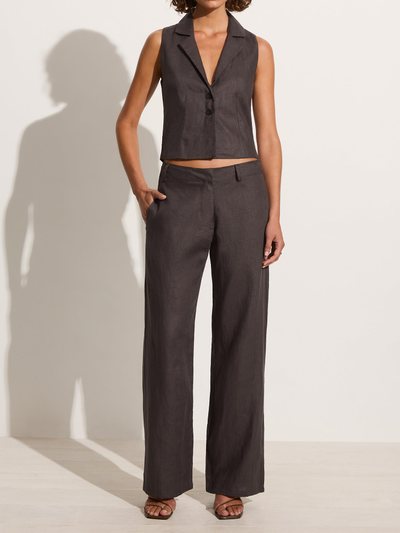 Faithfullthebrand Gabriel Top Charcoal - Final Sale