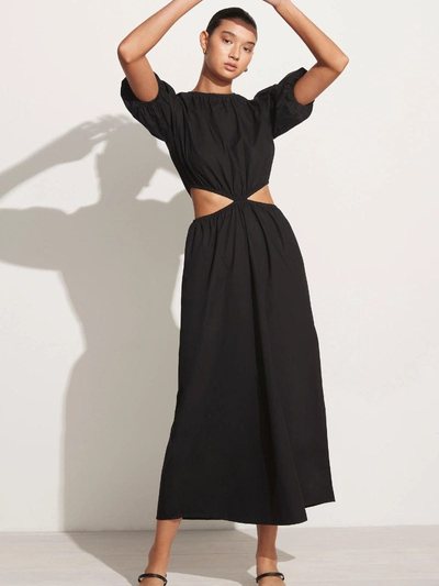 Faithfullthebrand Alessandria Midi Dress Plain Black - Final Sale