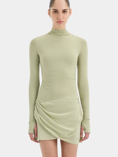 Sirthelabel Milesi Drape Mini Dress