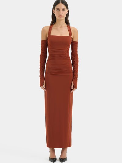 Sirthelabel Rosseli Gathered Midi Dress