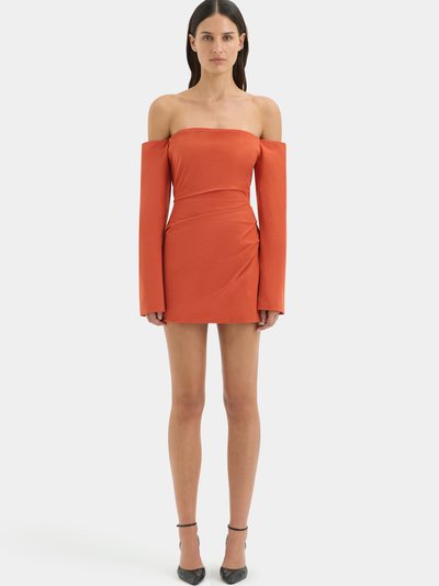 Sirthelabel Rossana Off Shoulder Mini Dress
