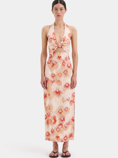Sirthelabel Fiorella Tie Midi Dress