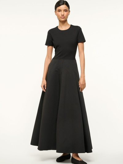 Staud HOPPER DRESS | BLACK