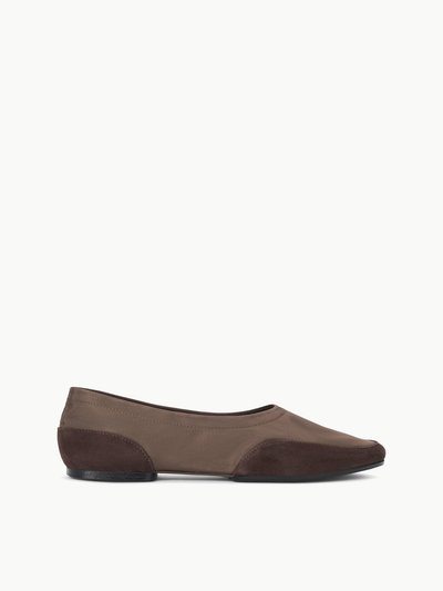 Staud ALBA SPORT BALLET FLAT | ESPRESSO