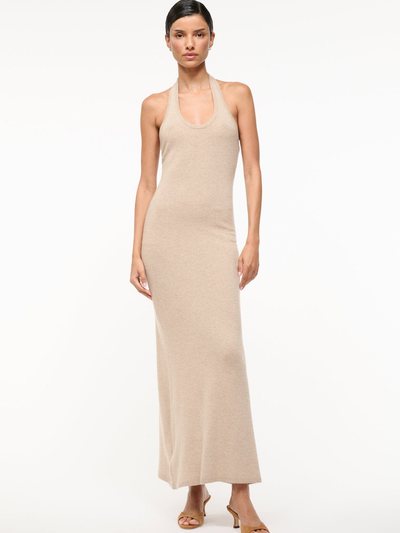 Staud CANELA CASHMERE DRESS | STONE