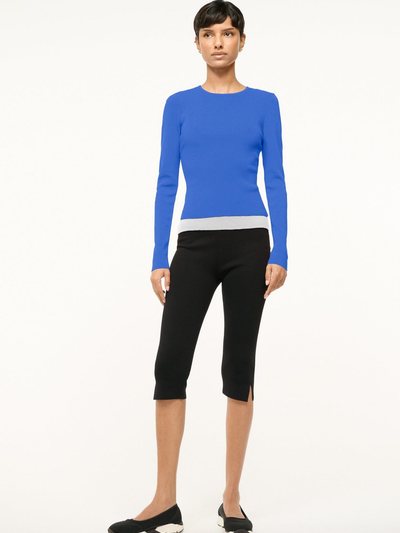 Staud SALINAS TOP | DEEP SEA WHITE