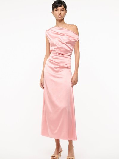 Staud PHARE SILK DRESS | ROSE