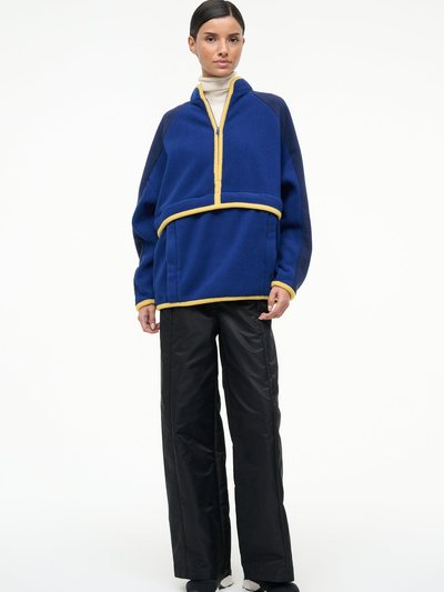 Staud GRAF PULLOVER | ROYAL CHARTREUSE