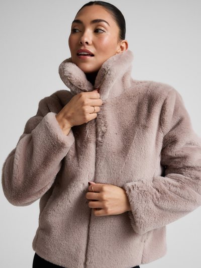 Beyondyoga On The List Faux Fur Jacket