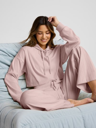 Beyondyoga Breathe Easy Ribbed Cropped Hoodie