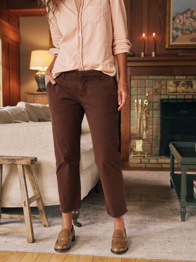 Frankandeileen WICKLOW Chocolate, Italian Performance Twill