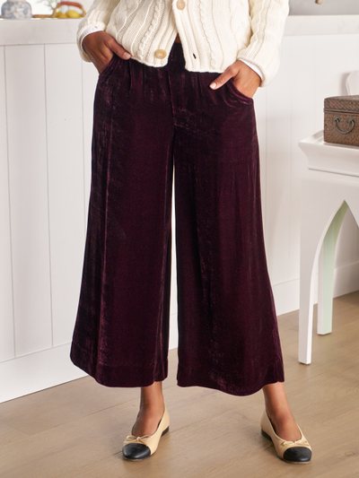 Frankandeileen MAISIE VELVET Bordeaux, Italian Washed Velvet
