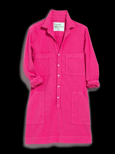 Frankandeileen IRELAND DRESS Guava, Italian Performance Linen