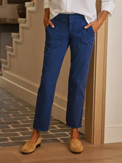 Frankandeileen BLACKROCK Classic Navy, Italian Peached Twill