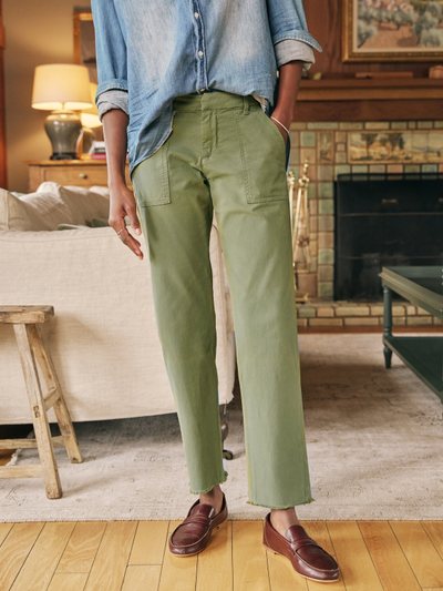 Frankandeileen BLACKROCK Army, Italian Peached Twill