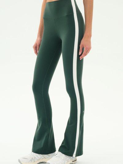 Splits59 Raquel High Waist Flared Legging - Military/White