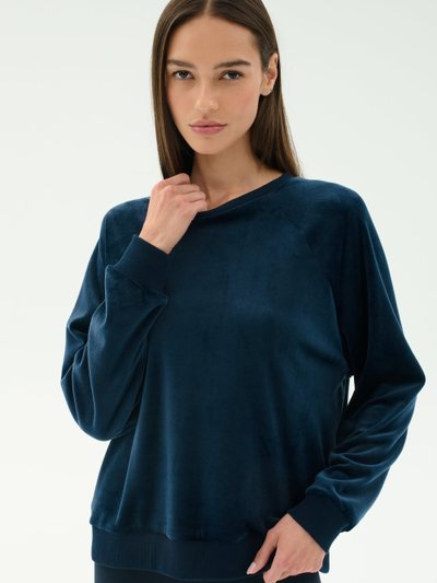 Splits59 Joy Velour Crewneck - Indigo
