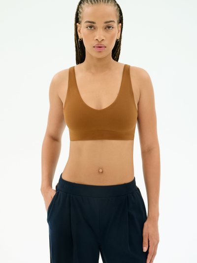 Splits59 Airweight Scoop Back Bra - Honey