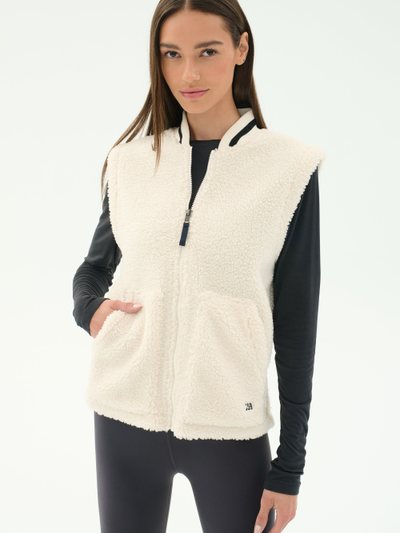 Splits59 Aster Sherpa Vest - Creme